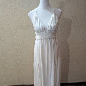 Shein Size Medium Cool White Summer dress